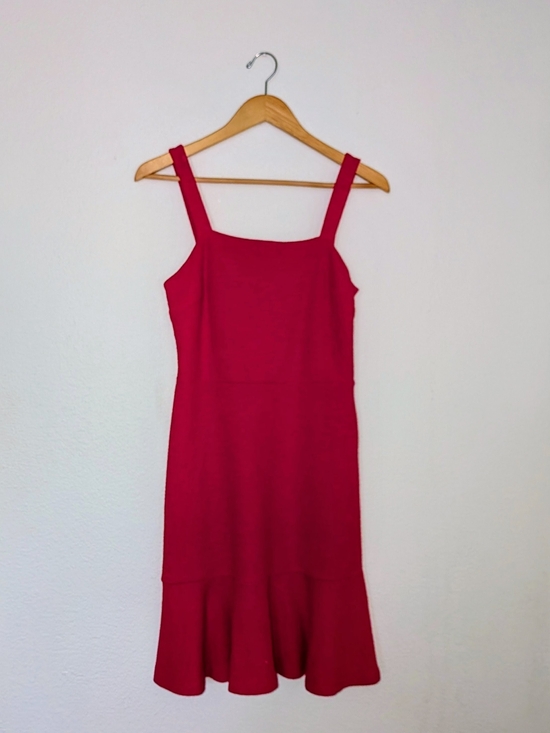 GAP Dresses & Skirts - GAP Fitted Square-Neck Pink Midi Dress
